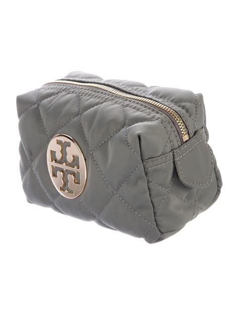 tory burch nylon cosmetic bag.